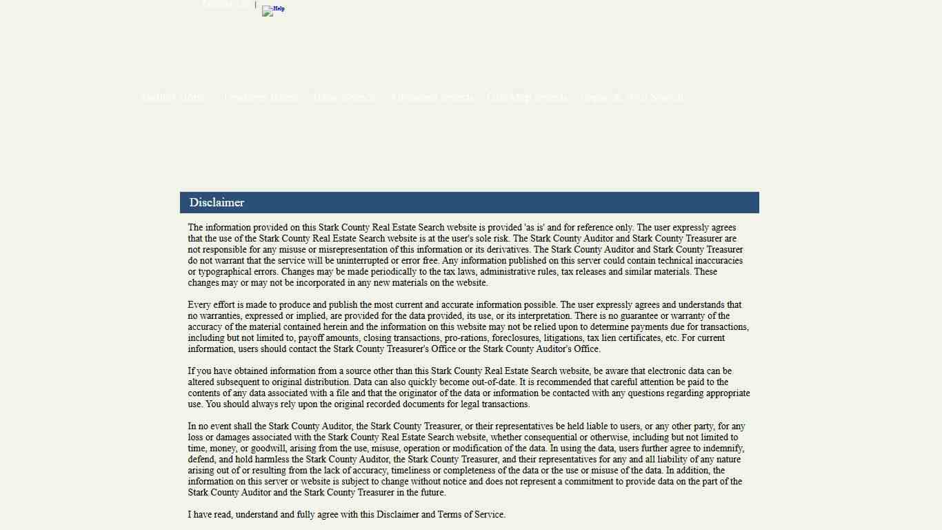 Stark County Property Search